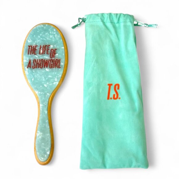 Taylor Swift Pearlescent Hair Brush & Barrette Gift Set The Life of a Showgirl - Picture 4 of 12